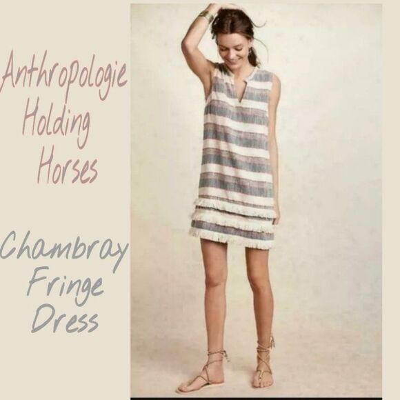 Anthropologie Holding Horses Shift Dress Sz 6 - Picture 1 of 9